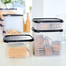 TUPPERWARE 2.6L 모듈러 메이트 스퀘어 2 II 블랙 (1)