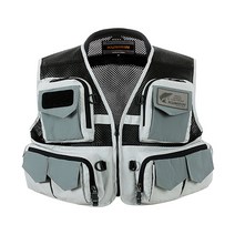 금린 루어조끼 K-5 연그레이투톤 낚시 조끼, 루어조끼 K-5 연그레이투톤_S