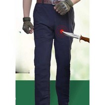 칼 부림 방지 바지 팬츠 여름용 특수 의류 촬영용, 검은색 XS