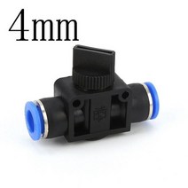 에어 레귤레이터 수분분리기 4mm 6mm 8mm 10mm 12mm 튜브 공기 공압 핸드 밸브 흐름 조절기 속도 제어 파이프 피팅 187394, HVFF-4