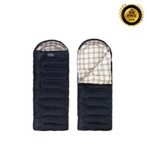 빈슨메시프 아이테르 침낭 머미형, 블루블랙, 2개