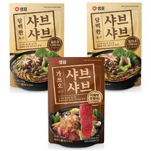 제일통상 우체국택배 발송 샘표 담백한 샤브샤브 육수2봉+가쓰오 샤브샤브 육수1봉