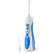 Panasonic 휴대용 워터 플로서 치간 세정기 2단 속도 배터리 구동 접이식 디자인 (EW-DJ10-W), Water Flosser for Brace