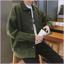 남성 빈티지 느낌 박시한 핏 데일리 트러커 자켓 점퍼 봄 가을 xc0 야상 바람막이 여성 잠바 가디건 청 후리스 레트로 패딩 숏 롱 코트 재킷 여행 나들이 외출 기본 심플 바캉스 패션