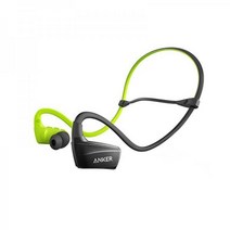 앤커 사운드버즈 스포츠 블루투스 넥밴드 이어폰 방수 반반컬러 그린그레이, Black/ Green