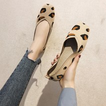 Z3JC 여성 니트 펌프스 여성 슬립온