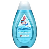 Johnson & Johnson (존슨앤드존슨) Johnson & Johnson 어린이용 클린 & 후레쉬 샴푸 & 바디 워시 13.6 fl oz(400 ml), 3개