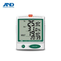 AND AD-5696 온도 습도 열사병 지수 모니터 WBGT SD 데이터 로거, 1개