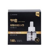 해피홈 블랙에디션 파워리퀴드S액 리필 45일 4p, 100ml, 4개