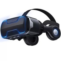 VR Shinecon G02ED 헬멧 3D 유리 가상 현실 VR 안경 헤드셋 아이폰 안드로이드 스마트폰, 단일옵션, 한개옵션1