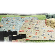 YP 캠핑백패킹매트 차크닉 대형 런던 여의도피크닉 한강돗자리 1295, 베이지