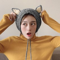 귀도리 니트 겨울 큐트래빗 귀마개(그레이) 방울 여성(상품별 교환&반품지 주소가 달라 상품 자동수거가 불가합니다. 교환/반품이 필요하신 분은 문자나 톡톡으로 문의해주시면 안내해 드리겠습니다)