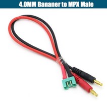 드론 imax b6 충전 라인 4.0mm 바나나 플러그-t 플러그 ec3 ec5 xt30 xt60 xt90 mpx trx as150 with silicone cable 30cm, 4.0  mpx
