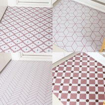 CLEAN UP 멜리사 패턴 코일 현관매트 베란다 발코니 현관용 업소용 바닥 아파트 입구 롤 DIY, 14.멜리사아누르-핑크