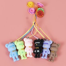 골프티걸이 티꽂이인형 티홀더 숏티 악세사리 캐디용품 필드용품 power 곰돌이 6개 세트, 6가지 색상 세트(6개)