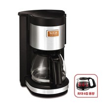 테팔 클래식 커피 메이커 6컵 자동 전원오프 누수 방지 0.6L 집들이 선물 생일