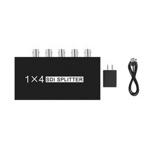 SDI 분배기 1X4 분배 비디오 컨버터 4 포트 지원 카메라 프로젝터 모니터 DVR 시스템 용 SD HD 3G, 5V US plug_CHINA
