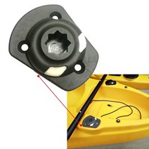 카야커 카누 카누 보트 낚시 카약 사이드 포트 마운트 스탠드 실내 거치대 행거 걸이 리브 나일론 플러시, 한개옵션0