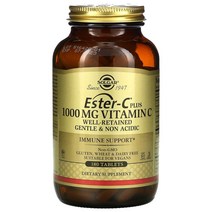 솔가 비타민C ESTER-C 로즈힙 루틴 1000mg 90정 180정, 90개
