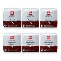 illy IperEspresso 일리 커피 포드 캡슐 과테말라 18캡슐 x 6팩 (총 108캡슐), 12팩