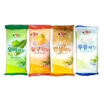 말표 천광 세안비누 3P/ 오이 살구 인삼 우유 4종류, 말표 우유비누 3개입 1개