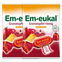 Emeukal 엠오이칼 석류 꿀 캔디 목캔디, 2EA, 75g