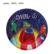 만화 개 블루스 단서 테마 일회용 식기 컵 플레이트 냅킨 키즈 생일 베이비 샤워 용품 귀여운 애완 동물 파티 장식, 10pcs 7inch 플레이트 b