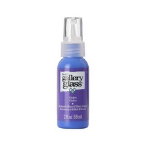 Plaid 갤러리 스테인 글라스 펜 2oz 색상선택 글라스 데코 스테인글라스 물감, 16 Violet