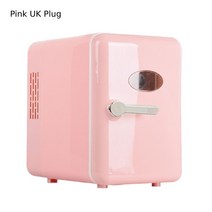 미니냉동기 소형냉장고 미니 개인 냉장고 6L 음료 소형 점심 화장품 가정 여행용 USB, 10.Pink UK Plug