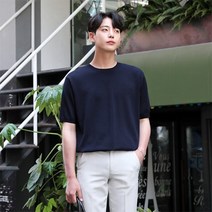 붐스타일 시원한 썸머 라운드 니트