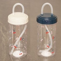 실리콘 빨대물병 500ml 체리, 색상, 단품