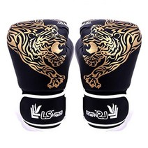 복싱용품 복싱글러브 복싱 마우스피스성인과 어린이를위한 붉은 불꽃 후투 권투 장갑 권투, 2-아이 호랑이