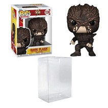 Funko Pop! 영화: DC - 플래시 배트맨 언마스크 PX 독점 번들 바이런의 다락방 팝 프로텍터 포함, Dark Flash