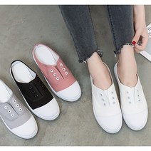 싼신발 뮬 스니커즈 봄 슬립온 캔버스 여성 운동화 캠퍼스화 여자 블로퍼 225-250