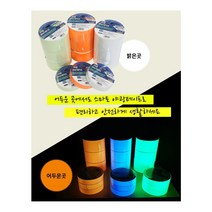 SMATO 야광테이프 테이프 연두-20mmx5M 축광테이프 비상탈출구 계단 야간작업시 밤낚시 라이딩등 야외활동 안전생활 강력접착 쉽게부착 6시간발광