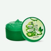 [제이준 공식판매처] [1+1+1] 92% 알로에 + 그린티 수딩 젤 300ml 총3개, 1