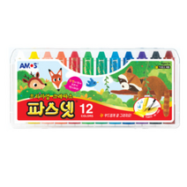 아모스 파스넷 크레파스, 12색, 11개