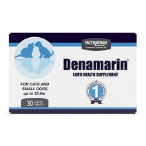 Nutramax 데나마린 간 건강 보충제 소형견 및 고양이용 - S-아데노실메티오닌(SAMe) 실리빈 함유 30정, Blister Pack Small Dog/Cat (u