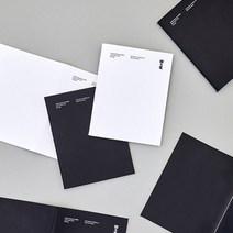 B+W 스티치 노트, 블랙