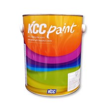 KCC 유크릴 형광 페인트 1L 교통표지 안전표시, 오렌지색