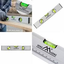 마트498 3WAY 자석수평계(30CM) 경사계 안전진단 수평자 인테리어공구 노가다 토목측량 수평레벨기 목공용품 평형기