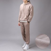 후앙스 베이직 루즈핏 기모 후드티 트레이닝복 세트 DLTP-4105