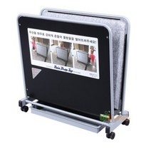 위드리빙 우산빗물털이기_고급형/특수매트 WL-2738, 실버블랙, 실버블랙