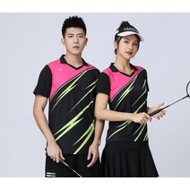 반팔 테니스유니폼 배드민턴복세트 R890