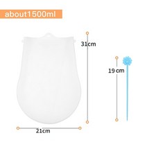 밀가루반죽기 제빵 틴소 업소용 대용량 반죽기 1 5 실리콘 반죽 반죽 가방 밀가루 믹서, 초콜릿