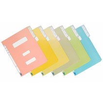 친환경 컬러 정부화일 A4 10개입, 연두(400461)