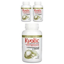 쿄릭 숙성마늘 추출물 엑스트라 스트렝스 리저브 카디오베스큘라 캡슐, 120개입, 3개