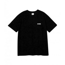 남자 여자 쿨 면 봄 반팔티 티셔츠 챈스챈스 MINI CEC T-SHIRT(BLACK)