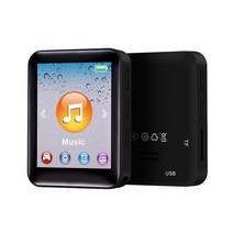 MP3 HIFI TF 카드 책 읽기 사운드 녹음 소음 감소 빠른 충전 MP4 실내 야외 음악 플레이어 화이트 32G, 02 Black_01 4GB