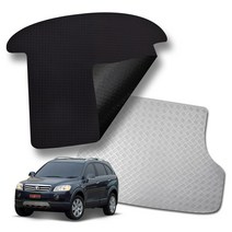 미로카매트 쉐보레 윈스톰 윈스톰맥스 고무 방수 차박 논슬립 트렁크매트 3타입, 트렁크매트만, 스틸그레이, 윈스톰 (06년~10년)